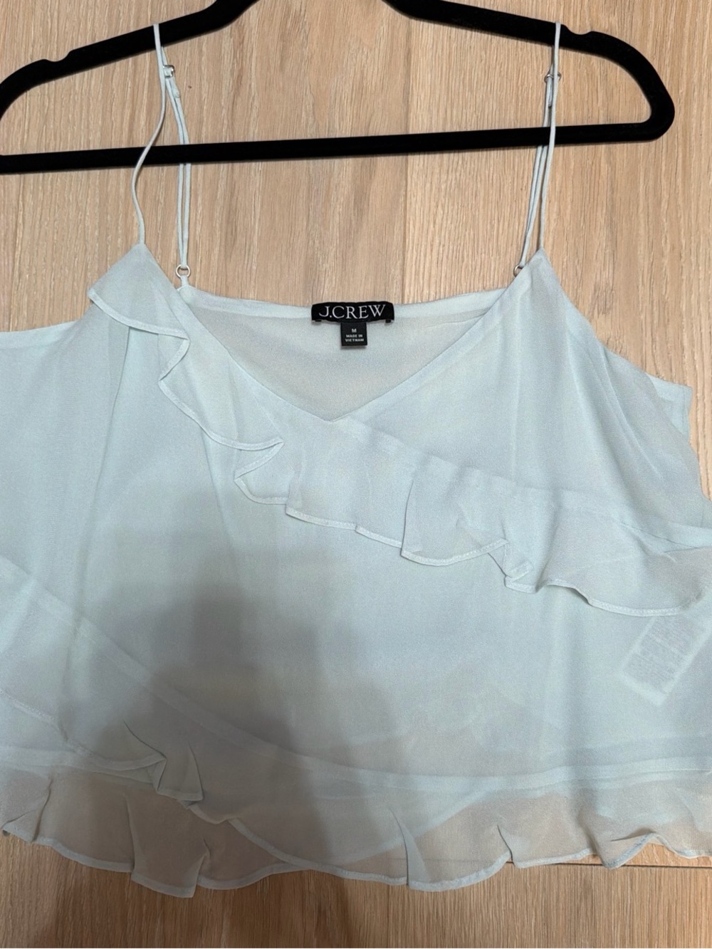 J Crew Ruffle Tank